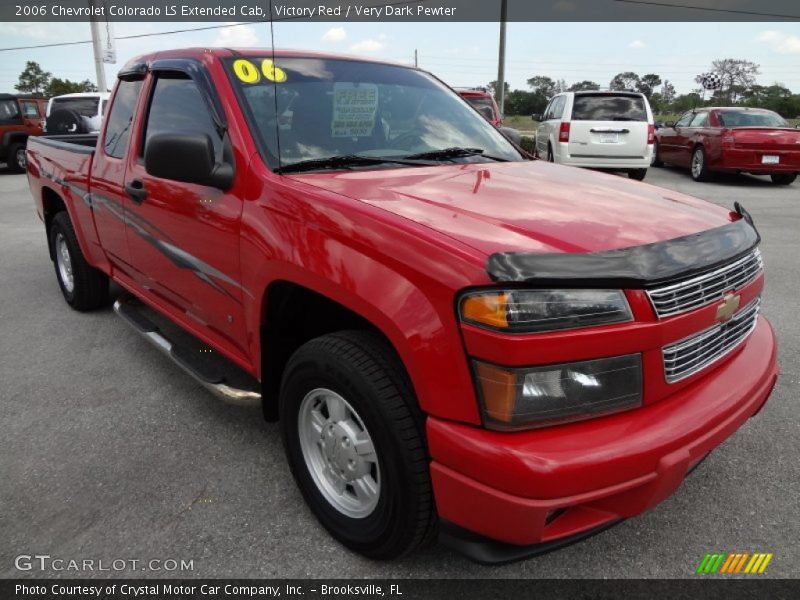 Victory Red / Very Dark Pewter 2006 Chevrolet Colorado LS Extended Cab