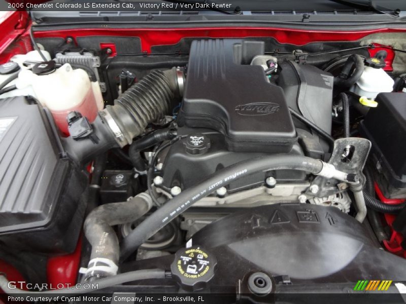 Victory Red / Very Dark Pewter 2006 Chevrolet Colorado LS Extended Cab