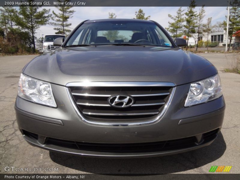 Willow Gray / Gray 2009 Hyundai Sonata GLS