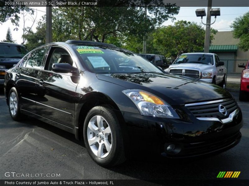Super Black / Charcoal 2009 Nissan Altima 2.5 SL