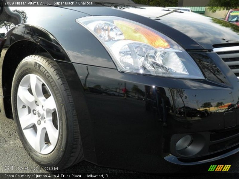 Super Black / Charcoal 2009 Nissan Altima 2.5 SL