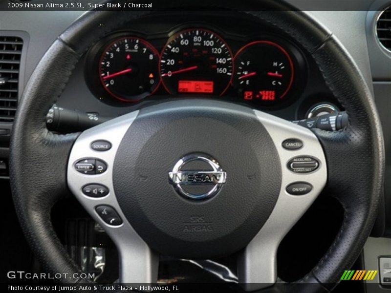 Super Black / Charcoal 2009 Nissan Altima 2.5 SL