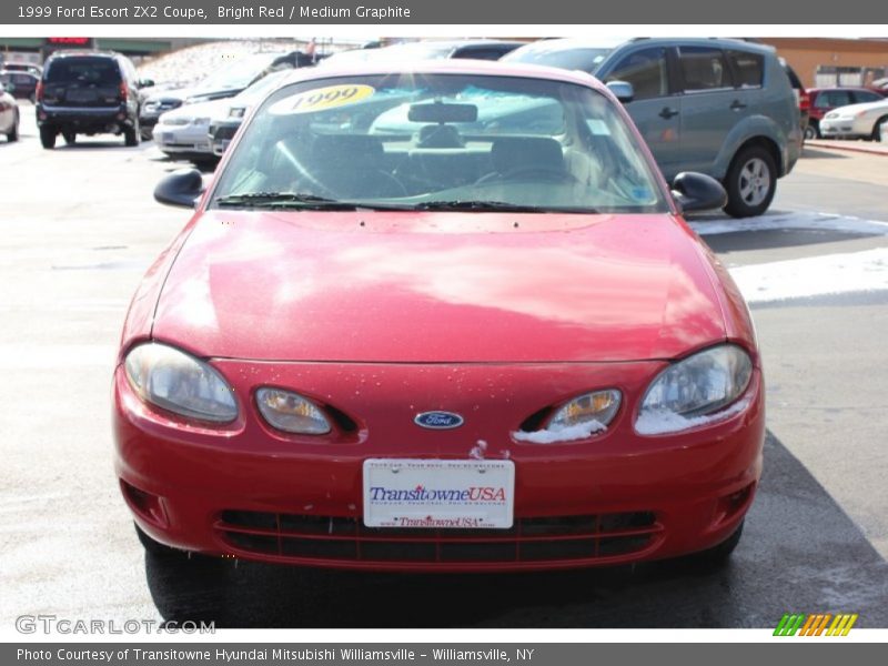 Bright Red / Medium Graphite 1999 Ford Escort ZX2 Coupe