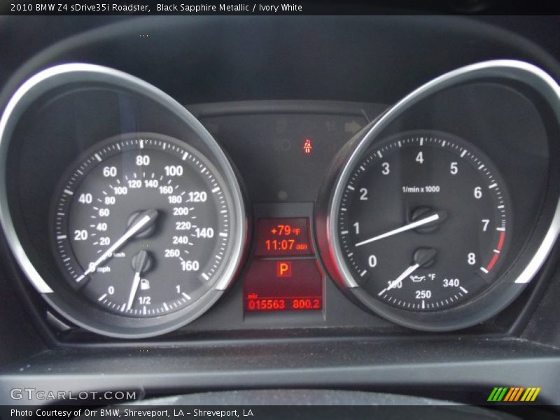  2010 Z4 sDrive35i Roadster sDrive35i Roadster Gauges