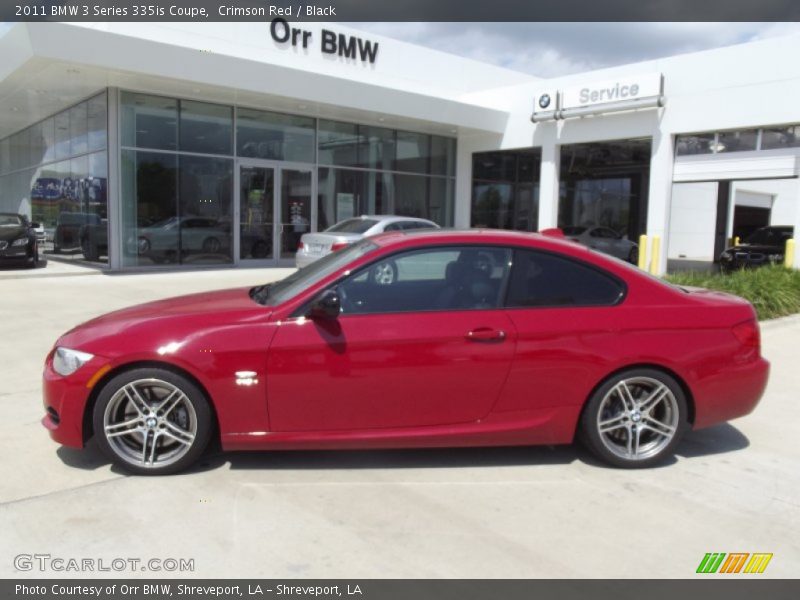 Crimson Red / Black 2011 BMW 3 Series 335is Coupe