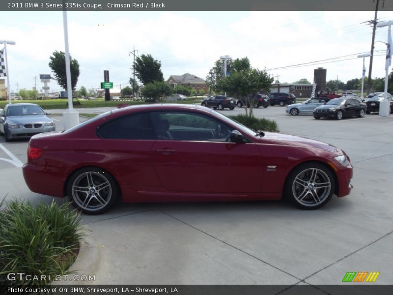 Crimson Red / Black 2011 BMW 3 Series 335is Coupe