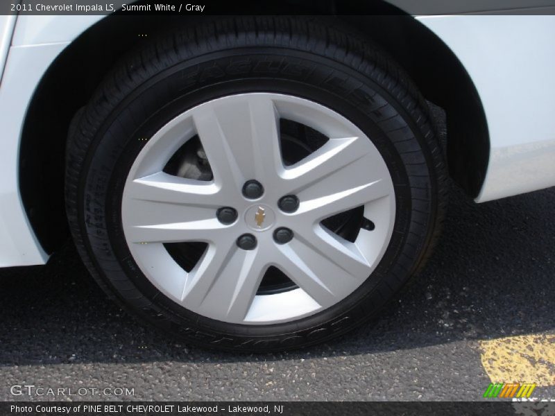 Summit White / Gray 2011 Chevrolet Impala LS