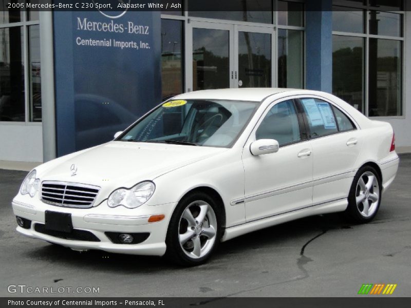 Alabaster White / Ash 2006 Mercedes-Benz C 230 Sport