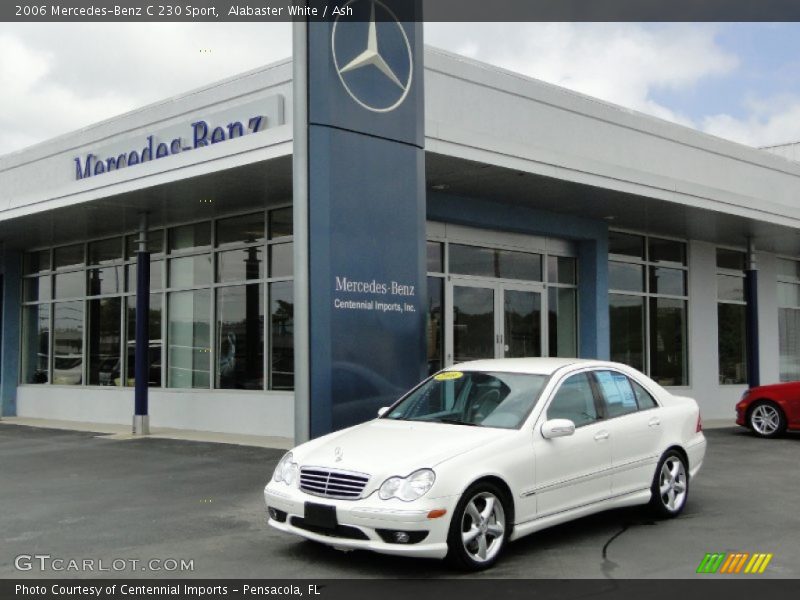 Alabaster White / Ash 2006 Mercedes-Benz C 230 Sport