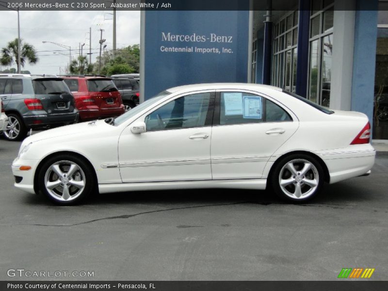 Alabaster White / Ash 2006 Mercedes-Benz C 230 Sport