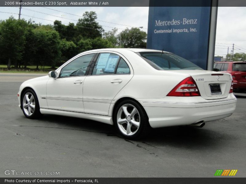 Alabaster White / Ash 2006 Mercedes-Benz C 230 Sport