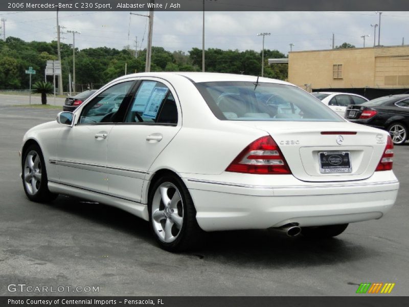 Alabaster White / Ash 2006 Mercedes-Benz C 230 Sport