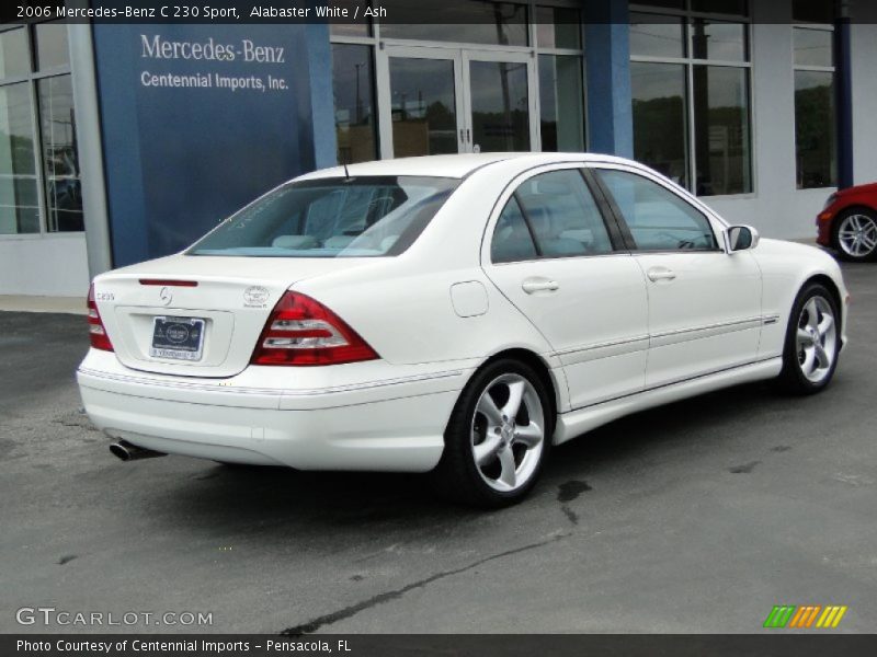 Alabaster White / Ash 2006 Mercedes-Benz C 230 Sport