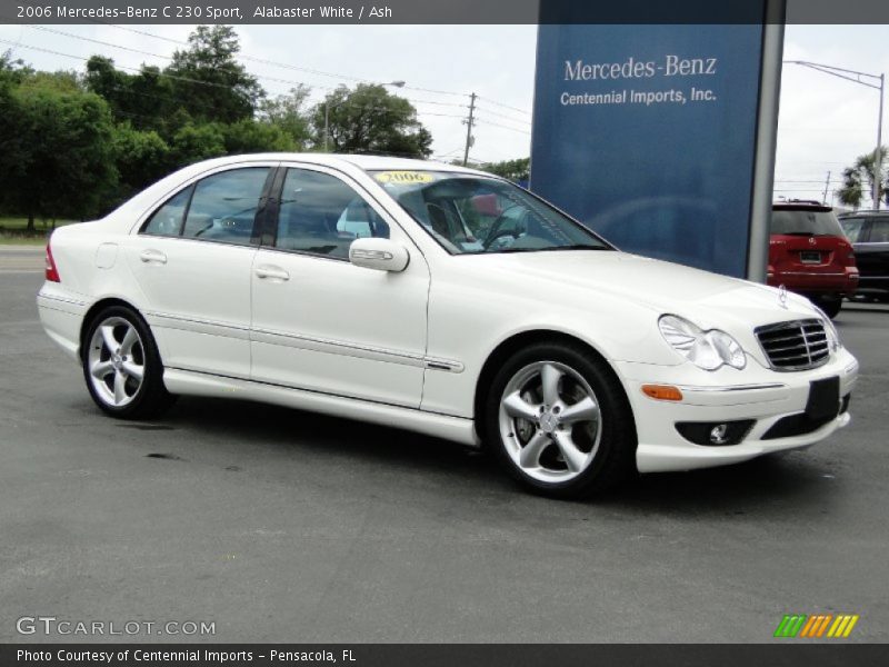 Alabaster White / Ash 2006 Mercedes-Benz C 230 Sport