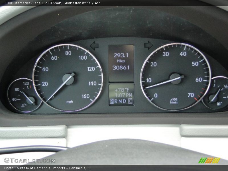 Alabaster White / Ash 2006 Mercedes-Benz C 230 Sport