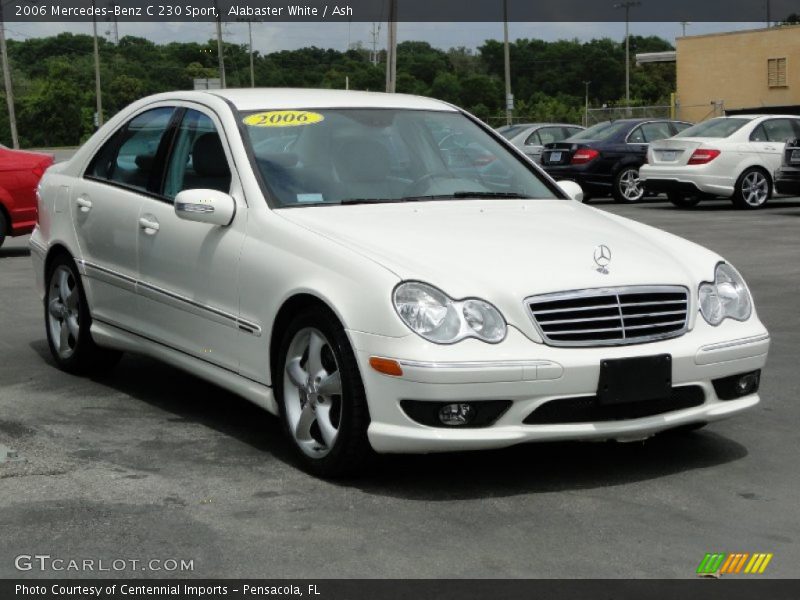Alabaster White / Ash 2006 Mercedes-Benz C 230 Sport