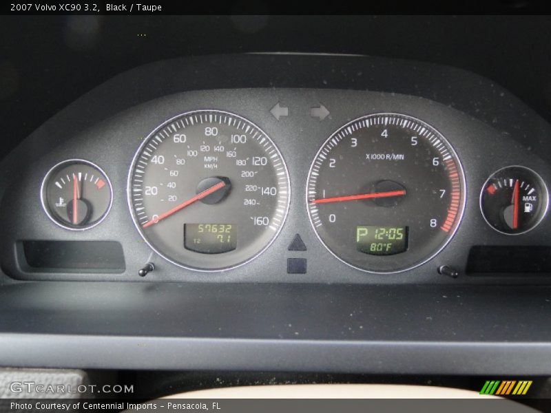 Black / Taupe 2007 Volvo XC90 3.2
