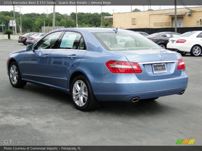 Quartz Blue Metallic / Almond Beige 2010 Mercedes-Benz E 350 Sedan