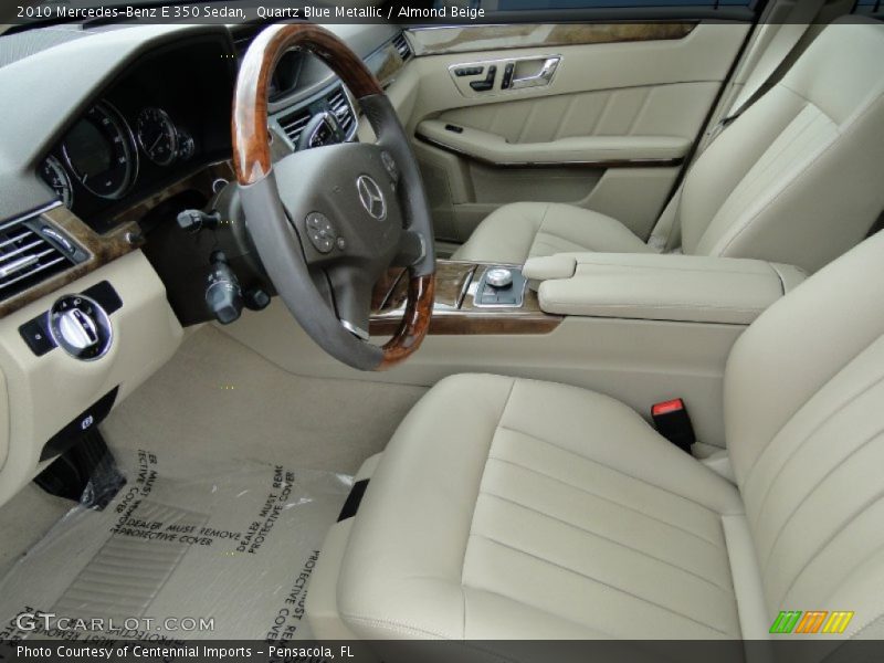 Quartz Blue Metallic / Almond Beige 2010 Mercedes-Benz E 350 Sedan