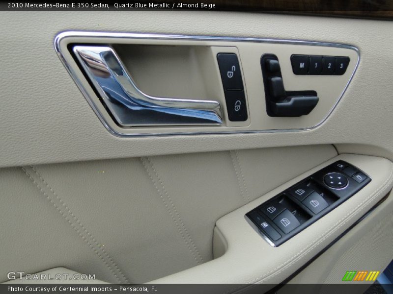 Quartz Blue Metallic / Almond Beige 2010 Mercedes-Benz E 350 Sedan