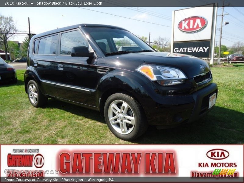 Shadow Black / Black Soul Logo Cloth 2010 Kia Soul +