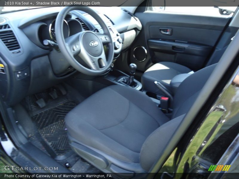Shadow Black / Black Soul Logo Cloth 2010 Kia Soul +