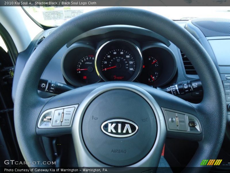 Shadow Black / Black Soul Logo Cloth 2010 Kia Soul +