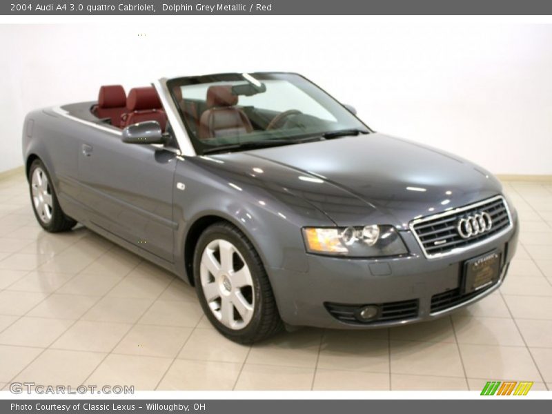 Front 3/4 View of 2004 A4 3.0 quattro Cabriolet