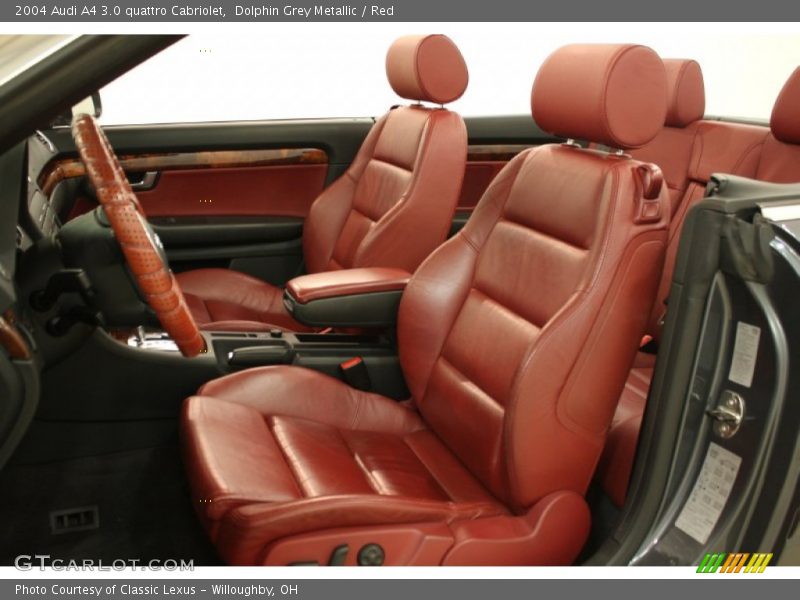 Front Seat of 2004 A4 3.0 quattro Cabriolet