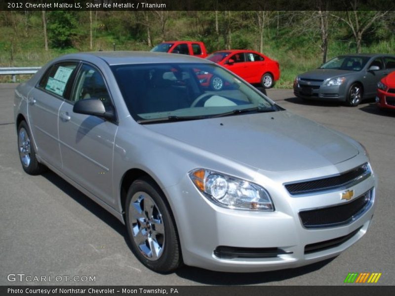 Silver Ice Metallic / Titanium 2012 Chevrolet Malibu LS