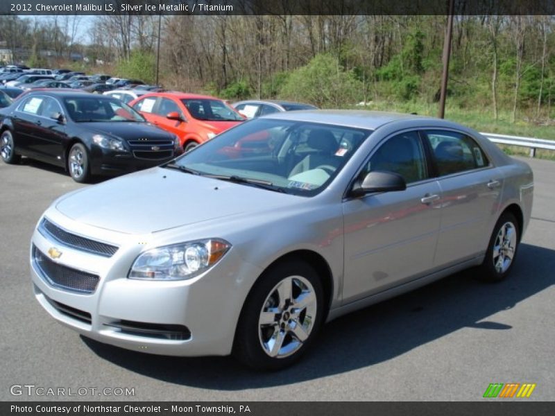 Silver Ice Metallic / Titanium 2012 Chevrolet Malibu LS