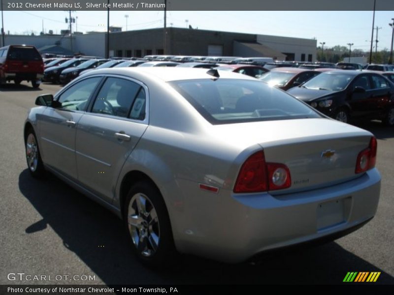 Silver Ice Metallic / Titanium 2012 Chevrolet Malibu LS