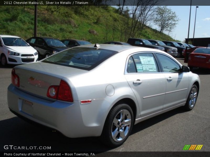 Silver Ice Metallic / Titanium 2012 Chevrolet Malibu LS