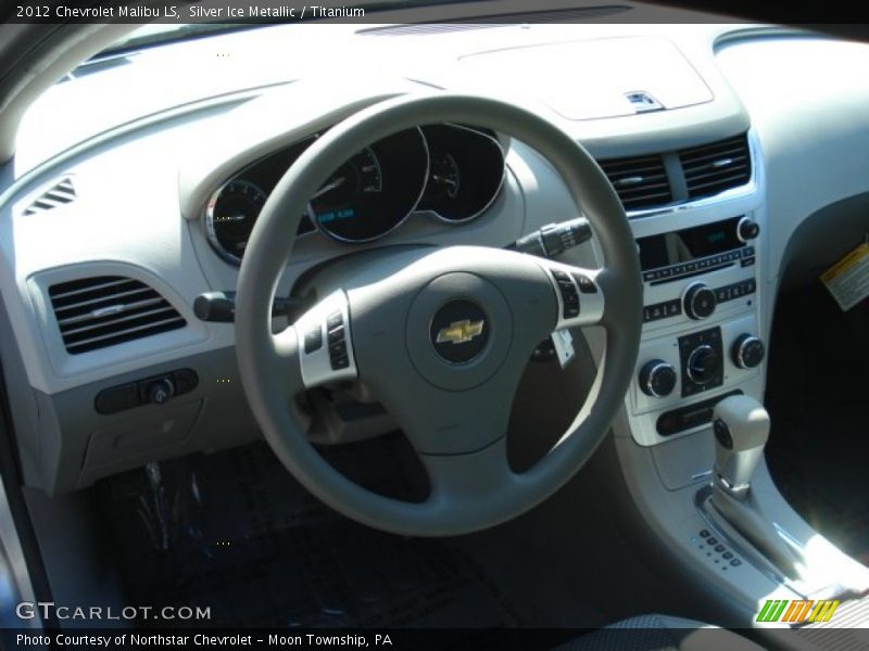 Silver Ice Metallic / Titanium 2012 Chevrolet Malibu LS