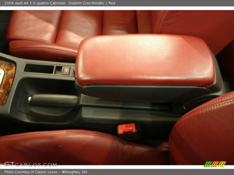 Dolphin Grey Metallic / Red 2004 Audi A4 3.0 quattro Cabriolet