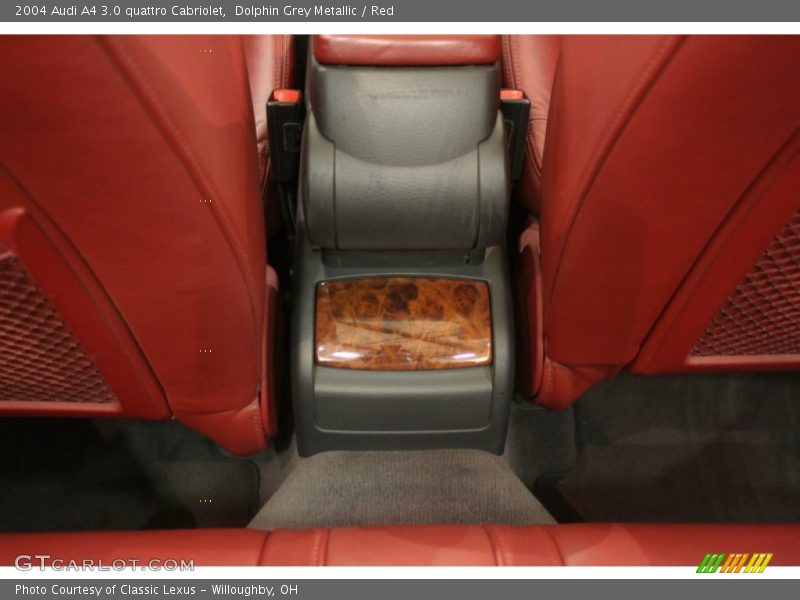 Dolphin Grey Metallic / Red 2004 Audi A4 3.0 quattro Cabriolet
