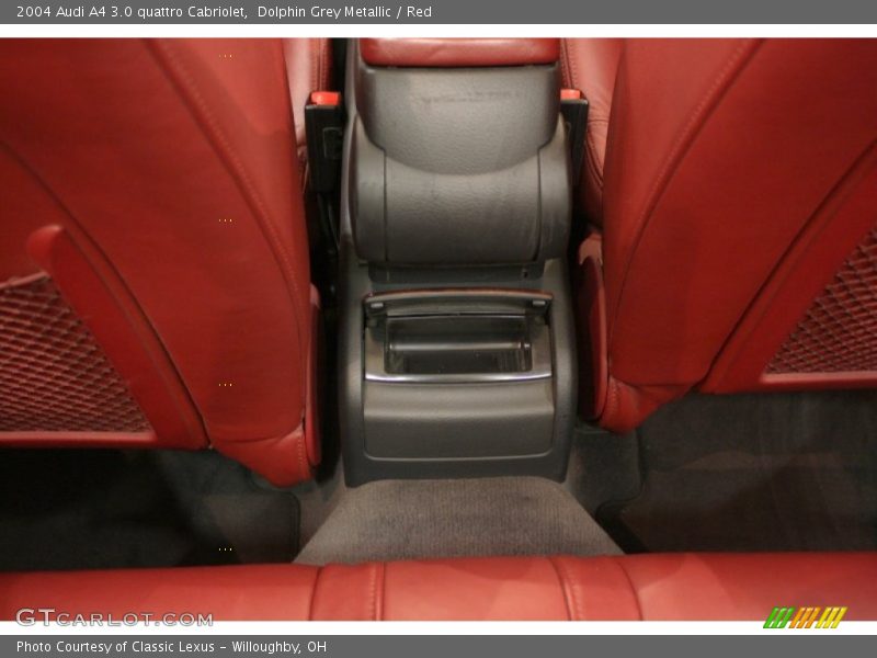 Dolphin Grey Metallic / Red 2004 Audi A4 3.0 quattro Cabriolet