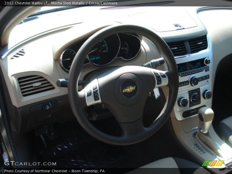 Mocha Steel Metallic / Cocoa/Cashmere 2012 Chevrolet Malibu LT