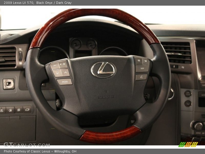 Black Onyx / Dark Gray 2009 Lexus LX 570