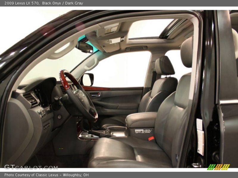 Black Onyx / Dark Gray 2009 Lexus LX 570