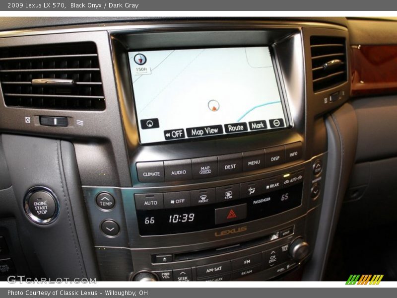 Black Onyx / Dark Gray 2009 Lexus LX 570