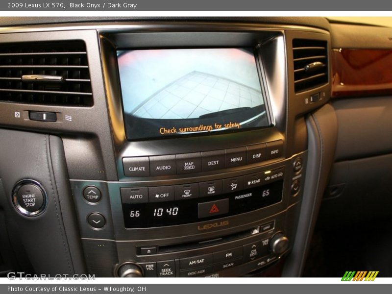 Black Onyx / Dark Gray 2009 Lexus LX 570