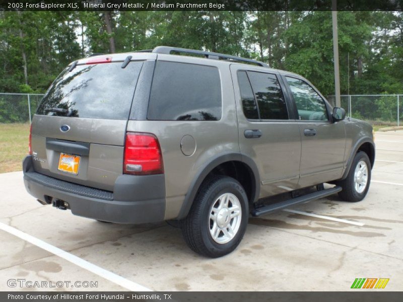 Mineral Grey Metallic / Medium Parchment Beige 2003 Ford Explorer XLS