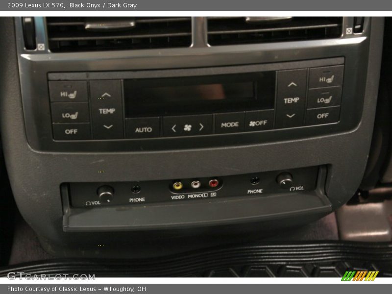 Black Onyx / Dark Gray 2009 Lexus LX 570