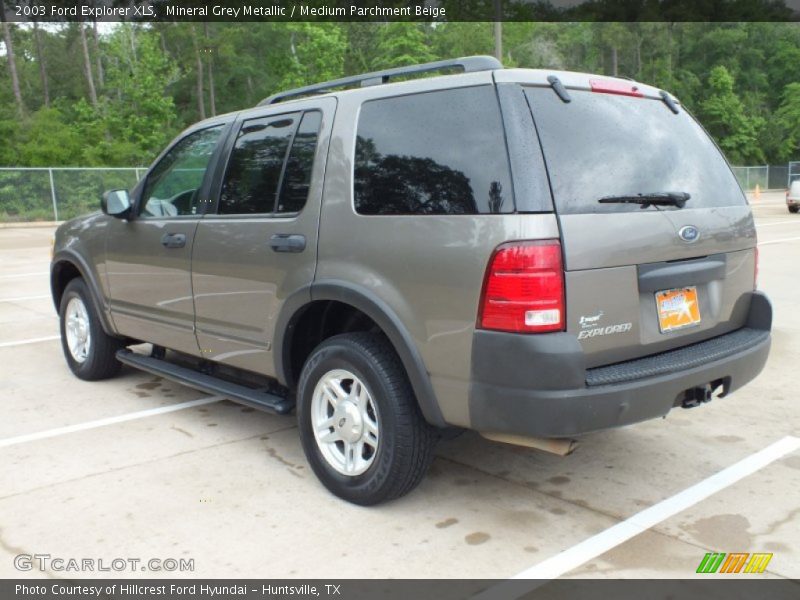 Mineral Grey Metallic / Medium Parchment Beige 2003 Ford Explorer XLS