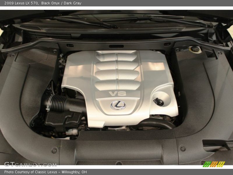 Black Onyx / Dark Gray 2009 Lexus LX 570