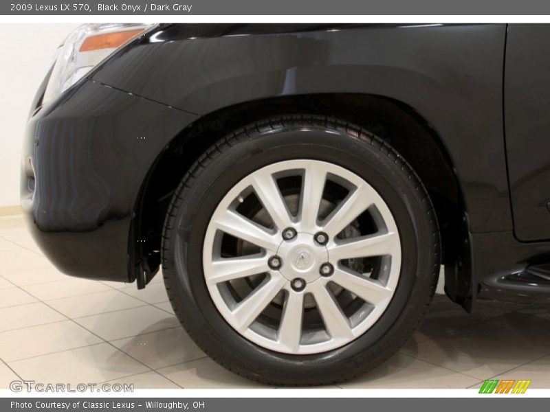 Black Onyx / Dark Gray 2009 Lexus LX 570