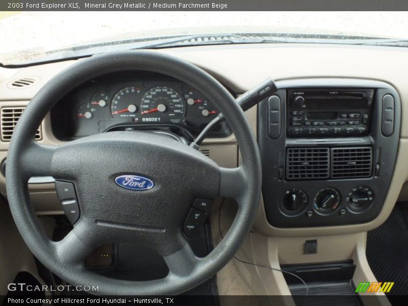 Mineral Grey Metallic / Medium Parchment Beige 2003 Ford Explorer XLS
