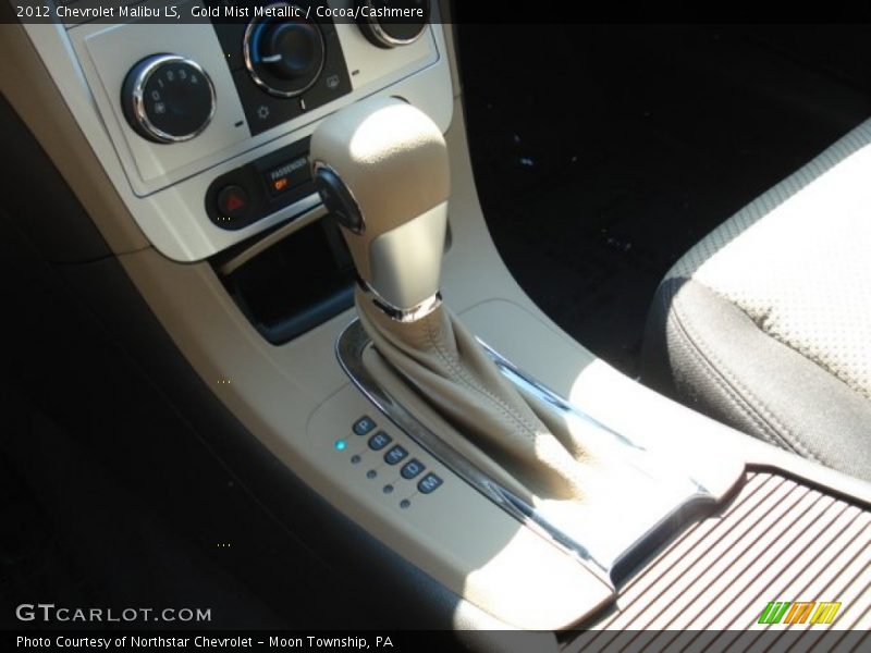 Gold Mist Metallic / Cocoa/Cashmere 2012 Chevrolet Malibu LS