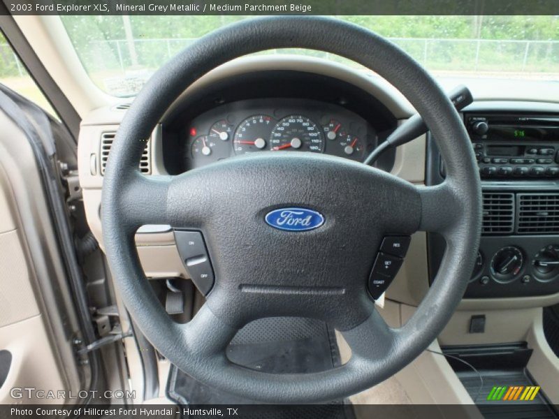 Mineral Grey Metallic / Medium Parchment Beige 2003 Ford Explorer XLS